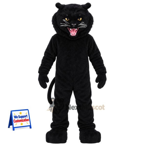 Panther Mascot Costume - Black for Pep Rallies