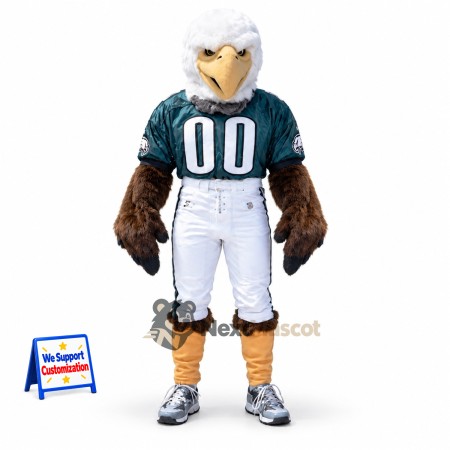 Bald Eagle Mascot Costume - Football Uniform Bald Eagle Mascot Costume - Football Uniform