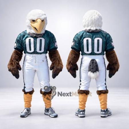 Bald Eagle Mascot Costume - Football Uniform Bald Eagle Mascot Costume - Football Uniform