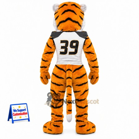 Tiger Mascot Costume - Football Jersey Tiger Mascot Costume - Football Jersey