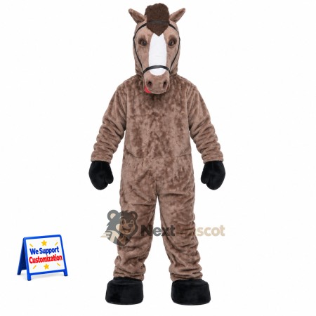 Horse Mascot Costume - Brown for Birthday Parties Horse Mascot Costume - Brown for Birthday Parties