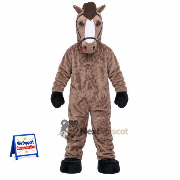 Horse Mascot Costume - Brown for Birthday Parties