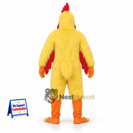 Rooster Mascot Costume - Yellow for School Spirit Rooster Mascot Costume - Yellow for School Spirit