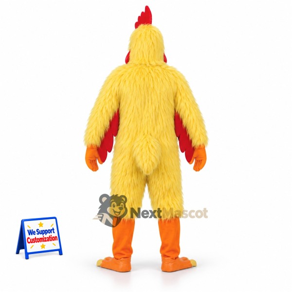 Rooster Mascot Costume - Yellow for School Spirit