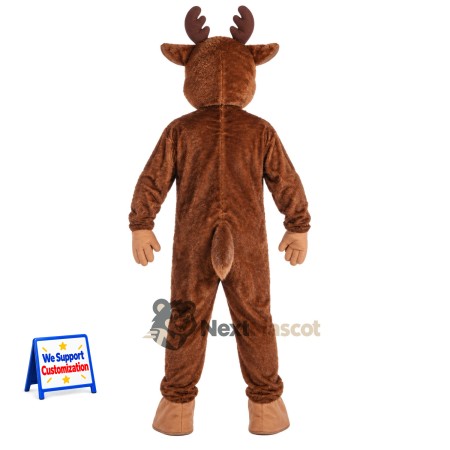 Moose Mascot Costume - Brown for Charity Events Moose Mascot Costume - Brown for Charity Events