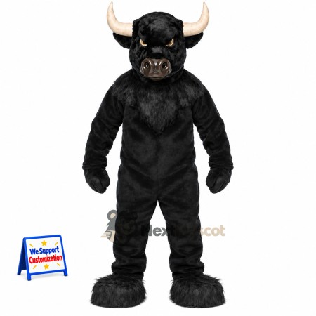 Bull Mascot Costume - Black for Community Events Bull Mascot Costume - Black for Community Events