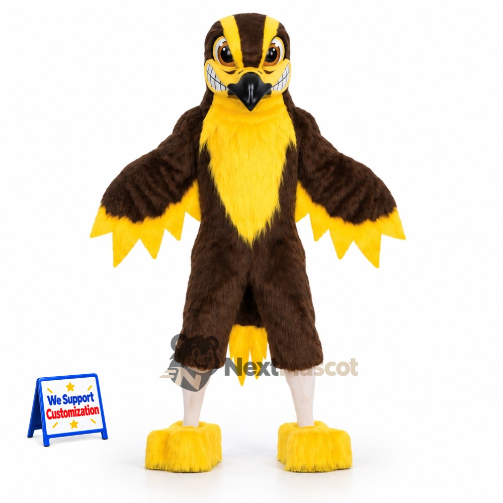 Hawk Mascot Costume - Brown Hawk Mascot Costume - Brown