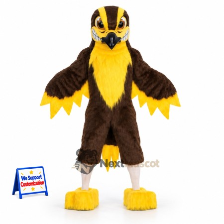 Hawk Mascot Costume - Brown Hawk Mascot Costume - Brown