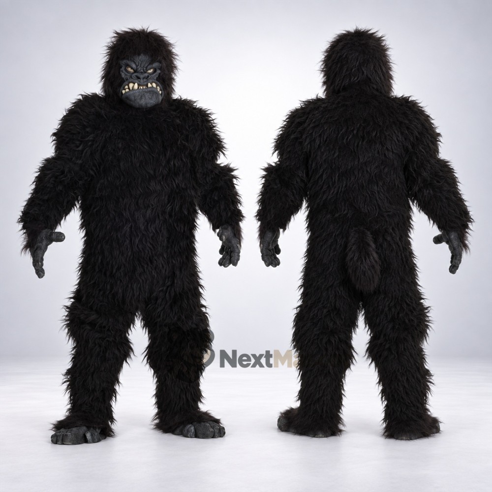 Gorilla Mascot Costume - Black for Fundraisers Gorilla Mascot Costume - Black for Fundraisers