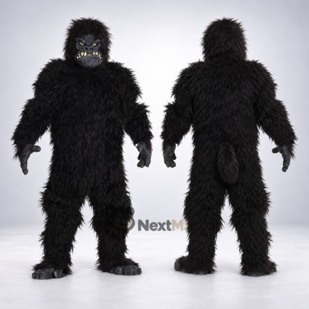 Gorilla Mascot Costume - Black for Fundraisers Gorilla Mascot Costume - Black for Fundraisers