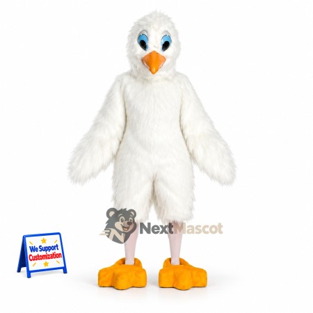 Chicken Mascot Costume - White Chicken Mascot Costume - White