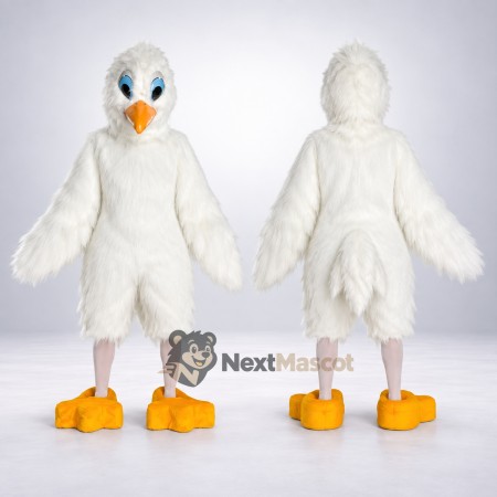 Chicken Mascot Costume - White Chicken Mascot Costume - White