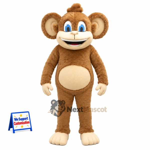 Monkey Mascot Costume - Brown for Carnivals