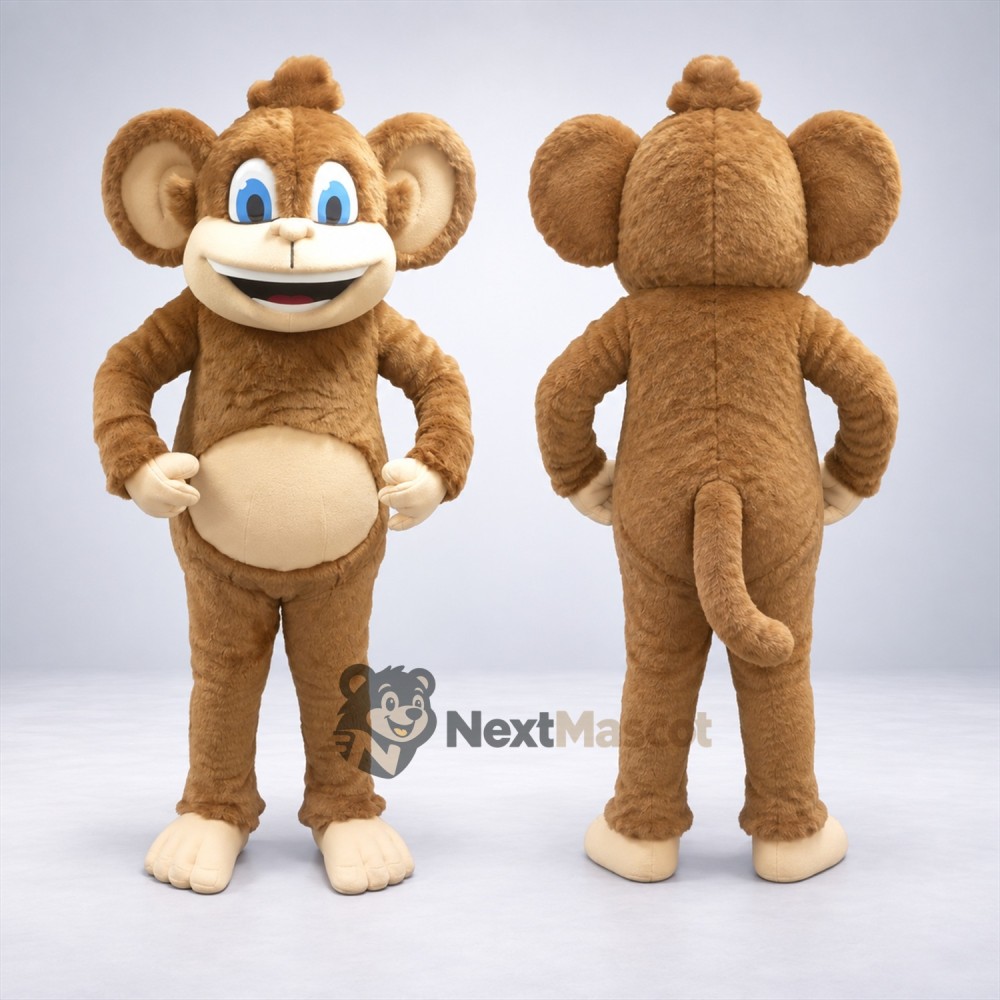 Monkey Mascot Costume - Brown for Carnivals Monkey Mascot Costume - Brown for Carnivals