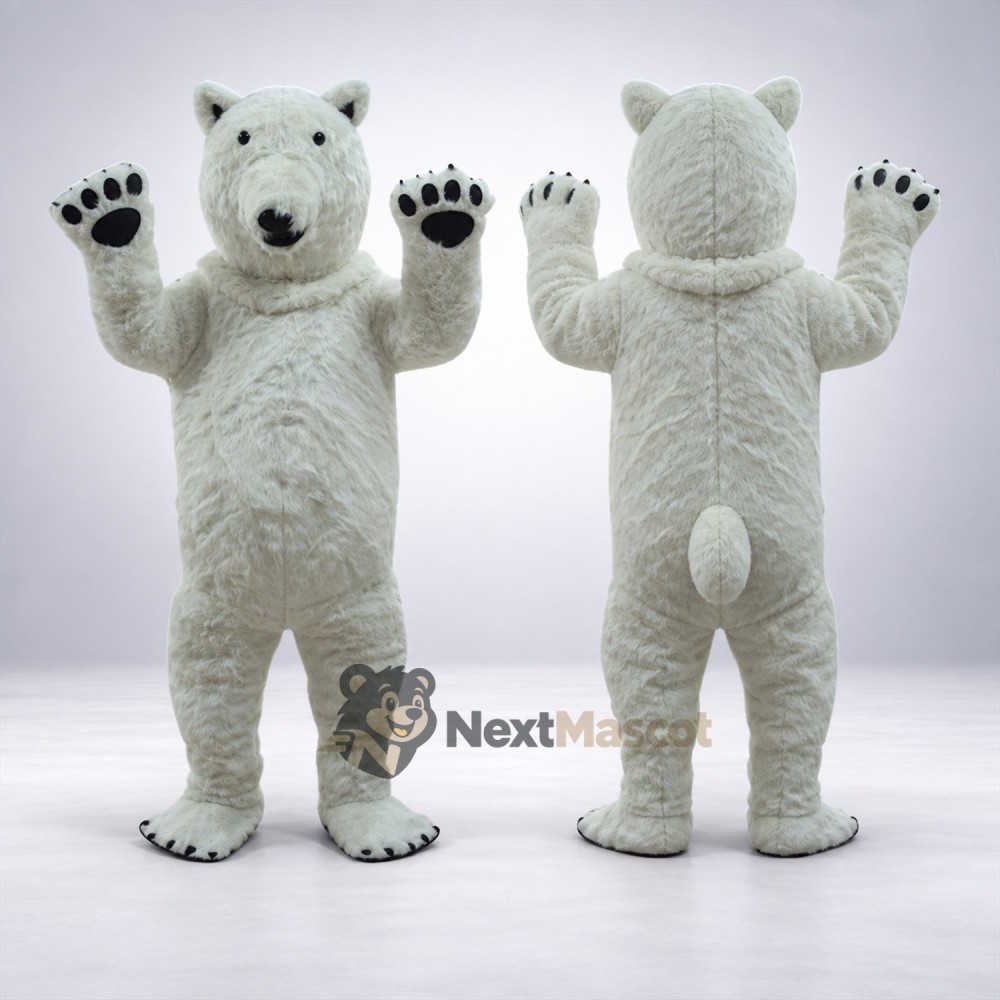 Polar Bear Mascot Costume for Grand Openings