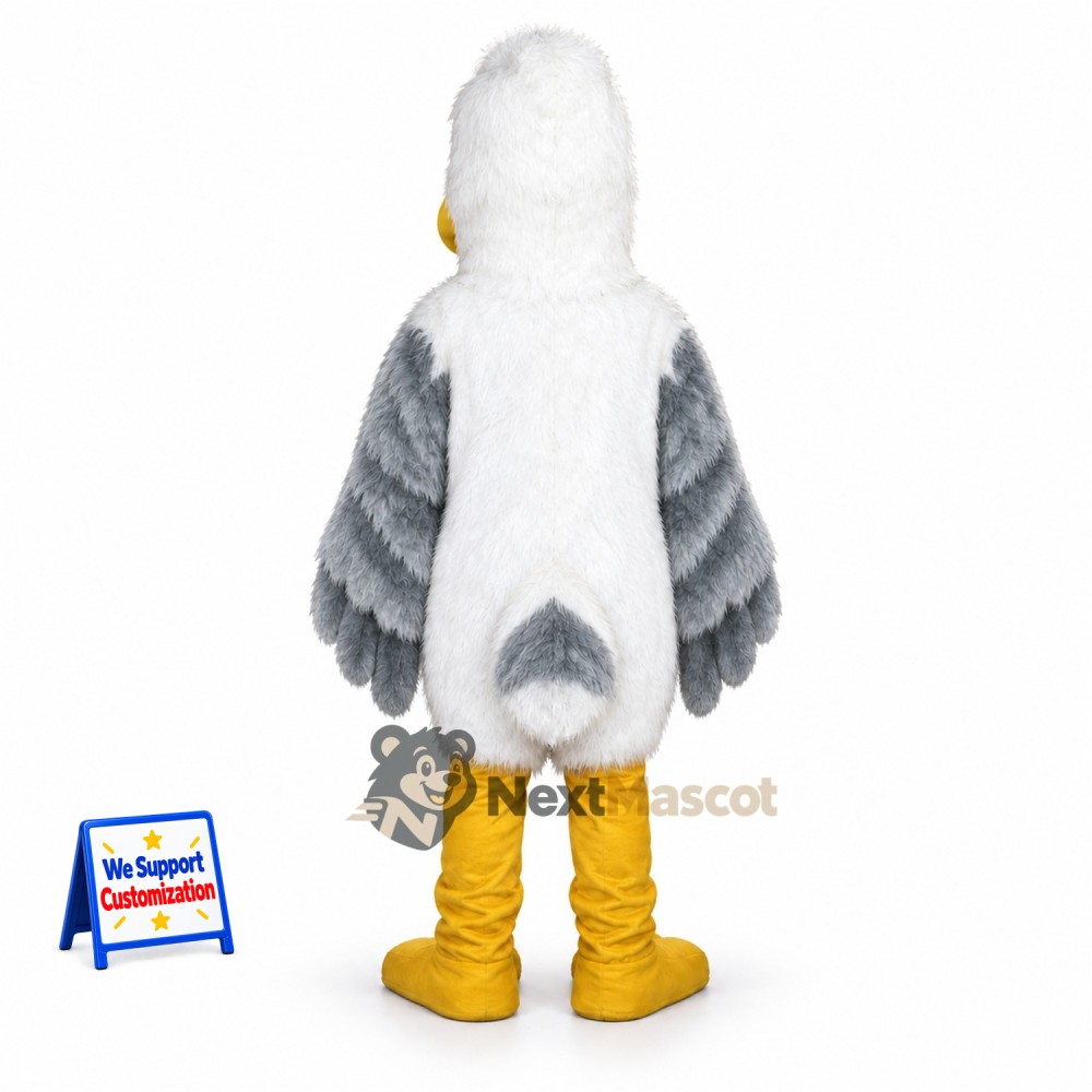 Seagull Mascot Costume - Gray Seagull Mascot Costume - Gray