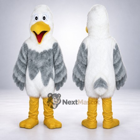 Seagull Mascot Costume - Gray Seagull Mascot Costume - Gray