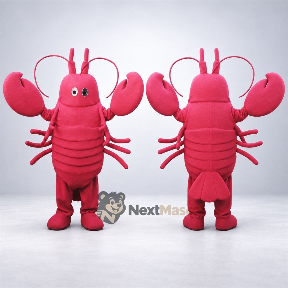 Lobster Mascot Costume - Pink Lobster Mascot Costume - Pink