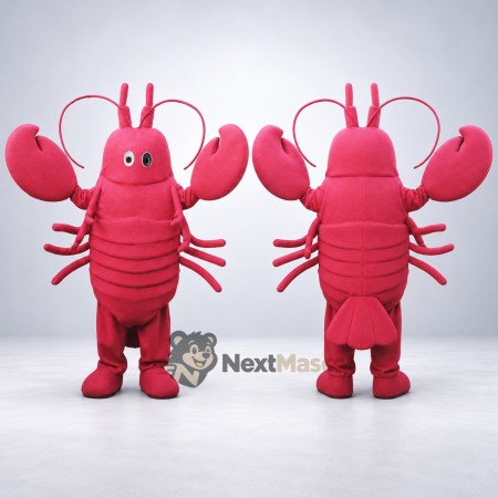 Lobster Mascot Costume - Pink Lobster Mascot Costume - Pink