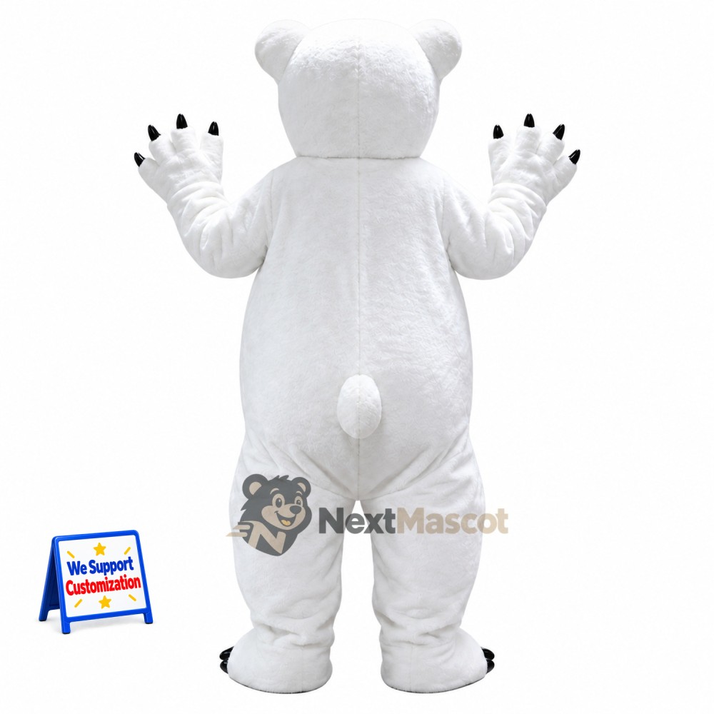 Polar Bear Mascot Costume for Photo Events Polar Bear Mascot Costume for Photo Events