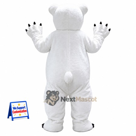 Polar Bear Mascot Costume for Photo Events Polar Bear Mascot Costume for Photo Events