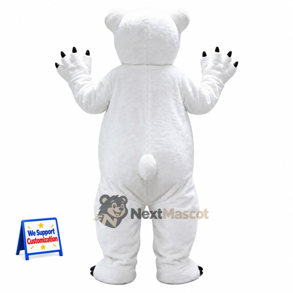 Polar Bear Mascot Costume for Photo Events Polar Bear Mascot Costume for Photo Events