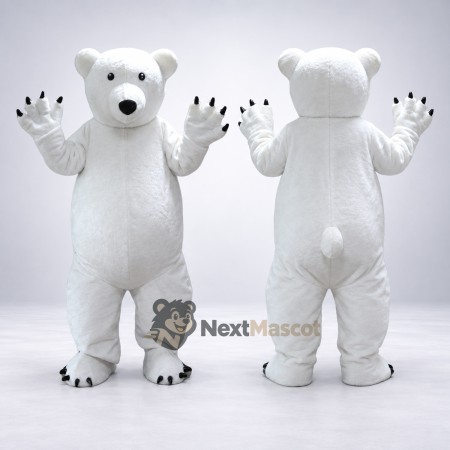 Polar Bear Mascot Costume for Photo Events Polar Bear Mascot Costume for Photo Events