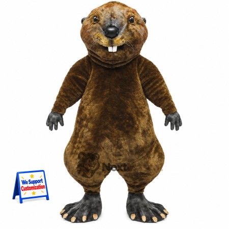Beaver Mascot Costume - Brown Beaver Mascot Costume - Brown