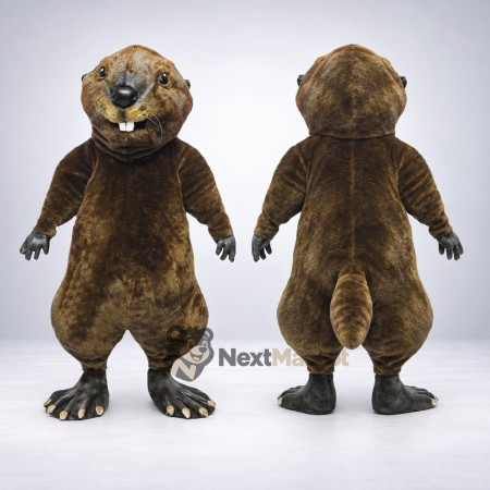 Beaver Mascot Costume - Brown Beaver Mascot Costume - Brown