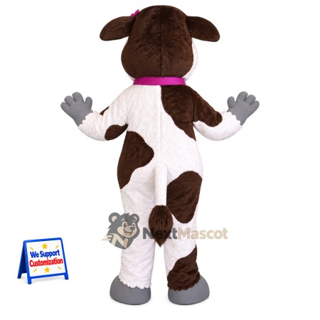 Cow Mascot Costume - Brown and White for Parades Cow Mascot Costume - Brown and White for Parades