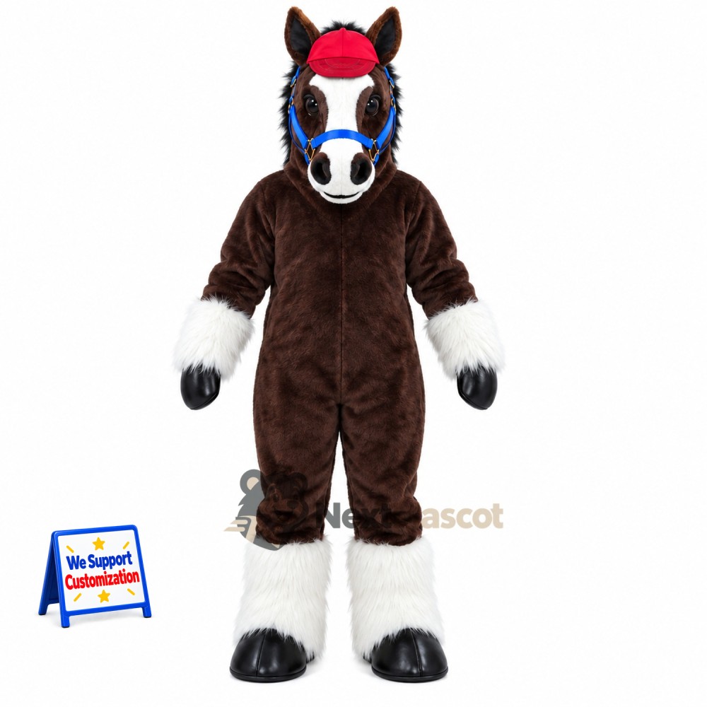 Horse Mascot Costume - Brown for Sports Days