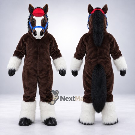 Horse Mascot Costume - Brown for Sports Days
