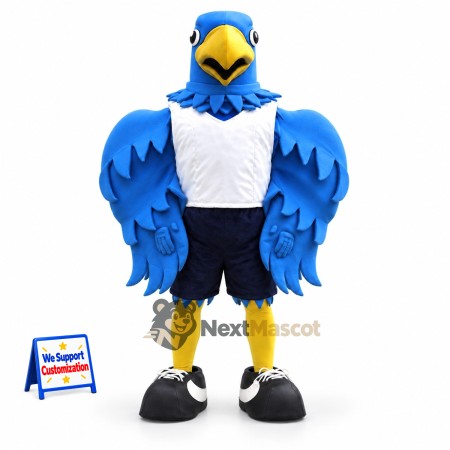 Eagle Mascot Costume - Blue for Team Events Eagle Mascot Costume - Blue for Team Events
