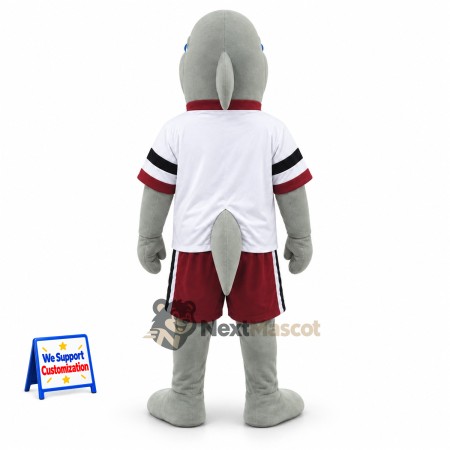 Shark Mascot Costume - White Shirt Shark Mascot Costume - White Shirt