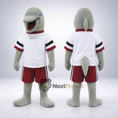 Shark Mascot Costume - White Shirt Shark Mascot Costume - White Shirt