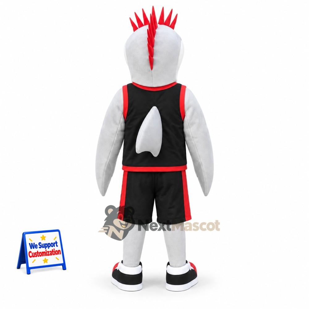 Shark Mascot Costume - Black Uniform Shark Mascot Costume - Black Uniform