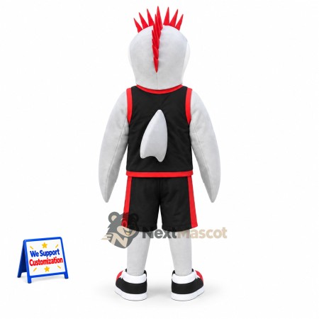 Shark Mascot Costume - Black Uniform Shark Mascot Costume - Black Uniform