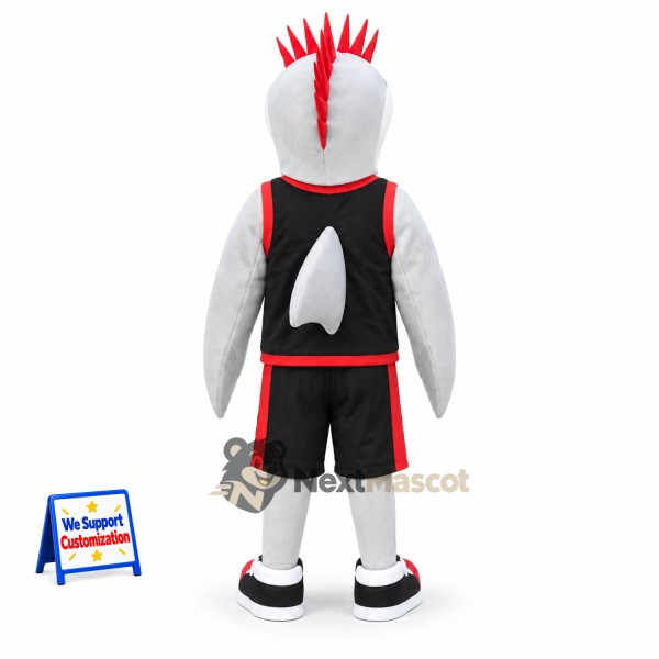 Shark Mascot Costume - Black Uniform Shark Mascot Costume - Black Uniform