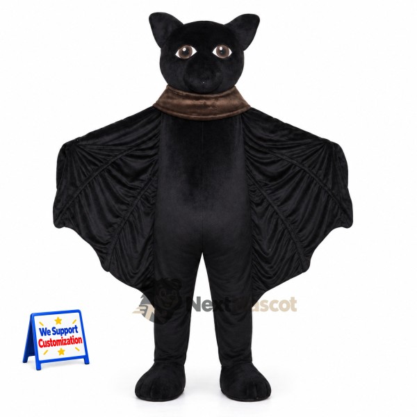 Bat Mascot Costume - Black for School Events