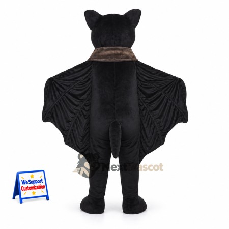 Bat Mascot Costume - Black for School Events Bat Mascot Costume - Black for School Events