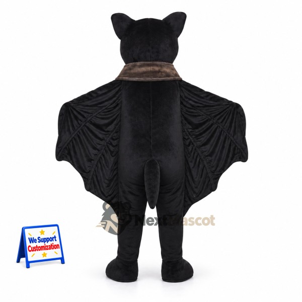 Bat Mascot Costume - Black for School Events Bat Mascot Costume - Black for School Events