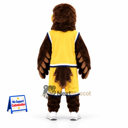 Eagle Mascot Costume - Yellow Uniform for Parades