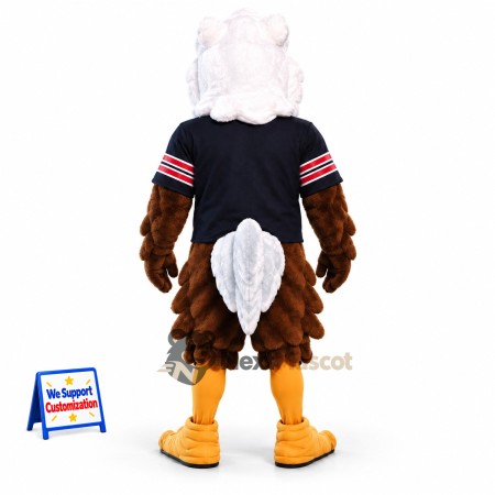 Bald Eagle Mascot Costume - Navy Jersey Bald Eagle Mascot Costume - Navy Jersey