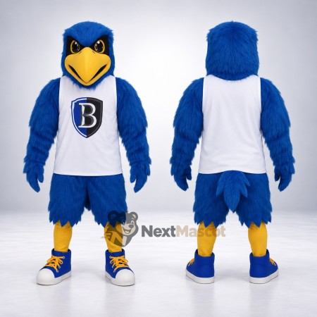 Eagle Mascot Costume - Blue for Carnivals Eagle Mascot Costume - Blue for Carnivals