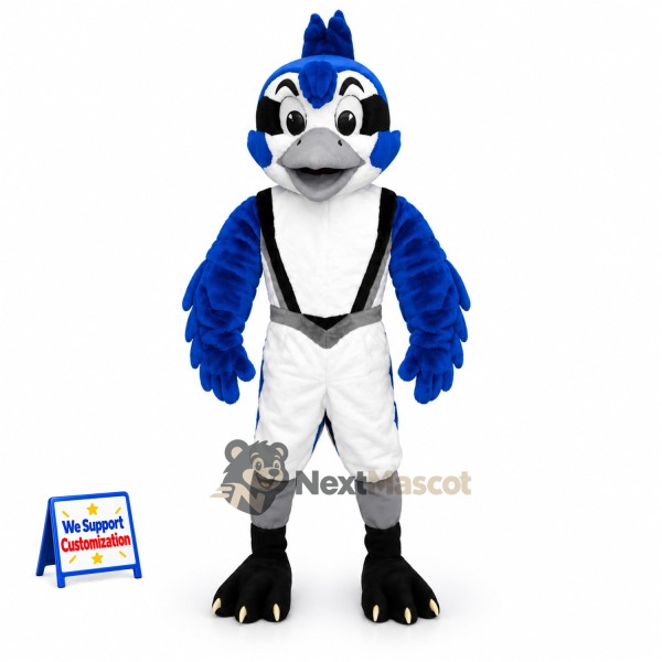 Blue Jay Mascot Costume for Sports Days