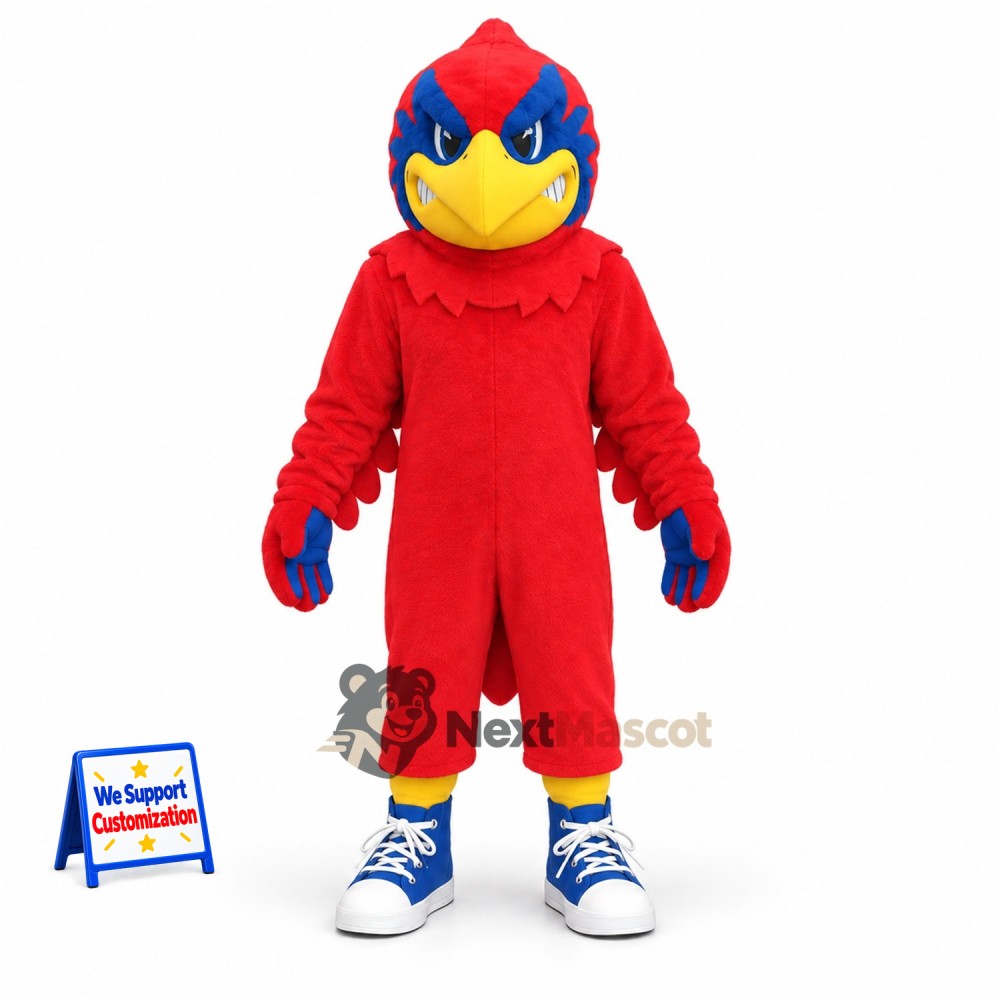 Cardinal Mascot Costume - Red for Team Events