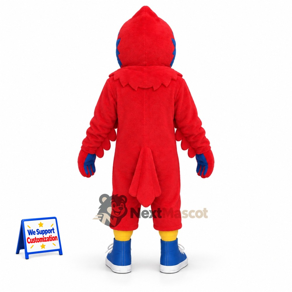 Cardinal Mascot Costume - Red for Team Events