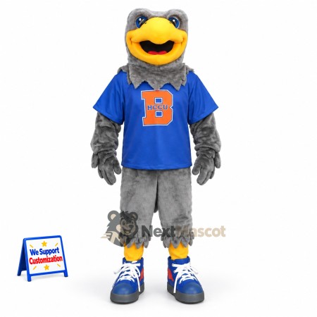 Bird Mascot Costume - Gray for Sports Days Bird Mascot Costume - Gray for Sports Days