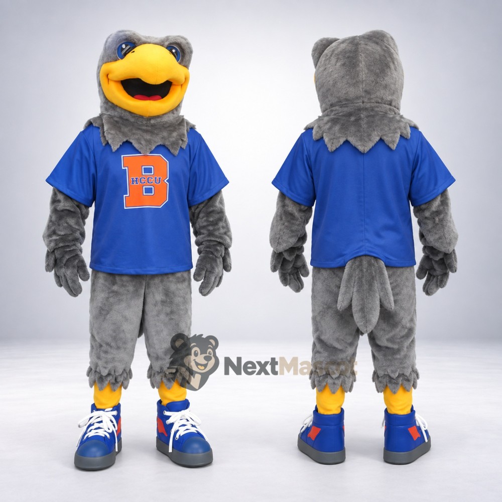 Bird Mascot Costume - Gray for Sports Days Bird Mascot Costume - Gray for Sports Days