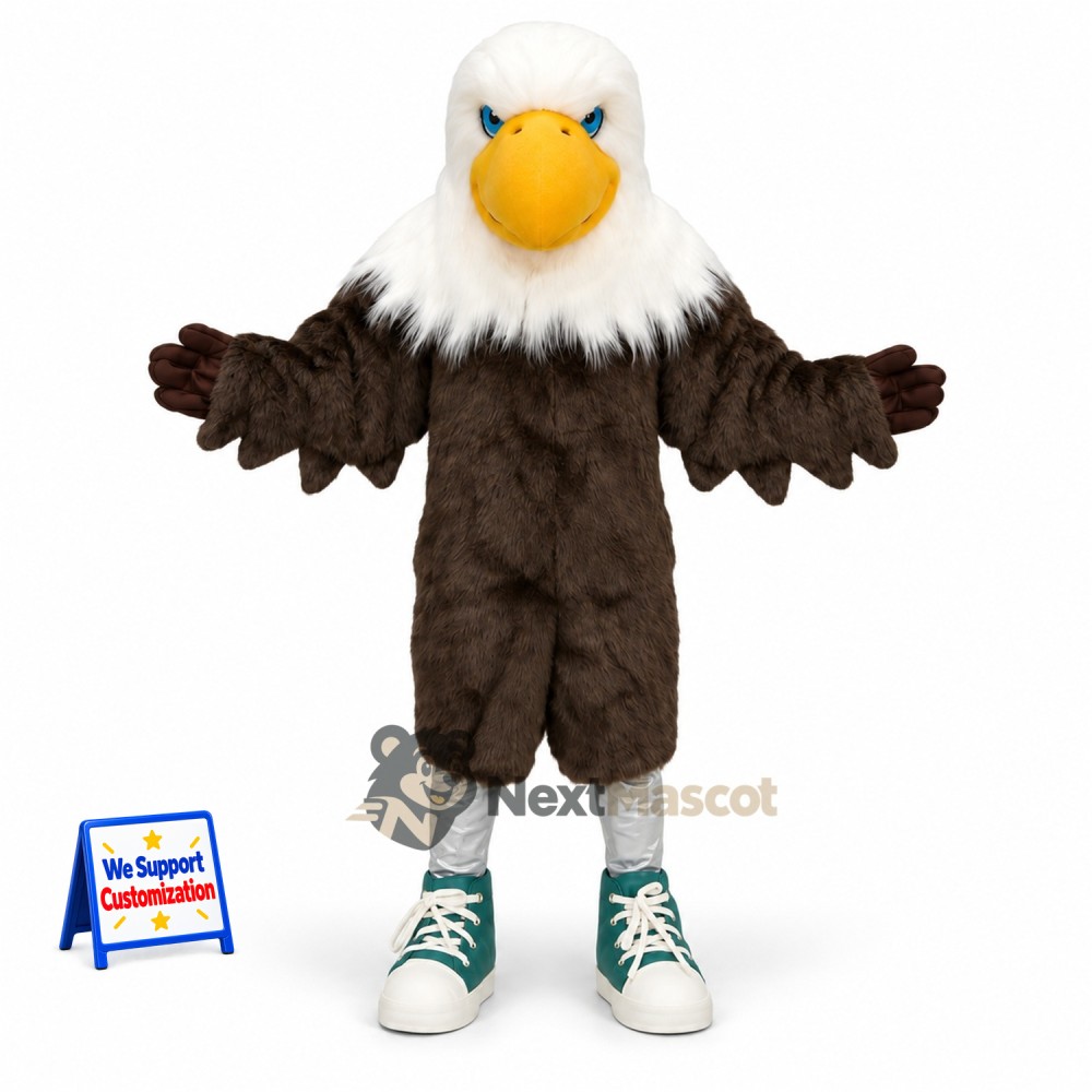 Bald Eagle Mascot Costume for College Pep Rallies Bald Eagle Mascot Costume for College Pep Rallies